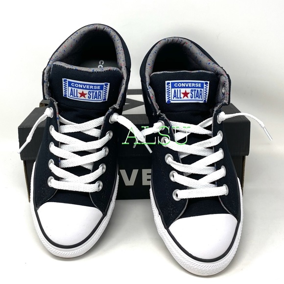 Converse Ctas Axel Mid Canvas Black y/Women’s - Picture 3 of 10